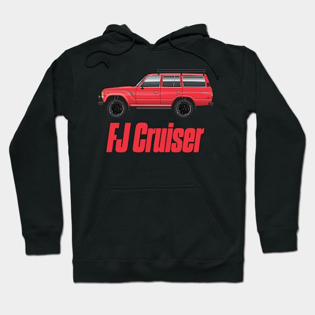 Cruiser-red Hoodie by JRCustoms44